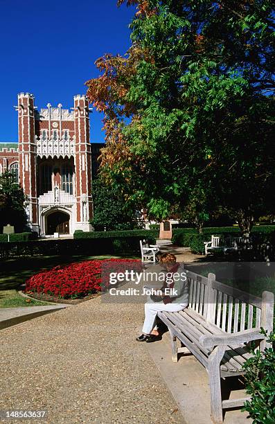 university of ok bizell memorial library. - norman oklahoma stock pictures, royalty-free photos & images