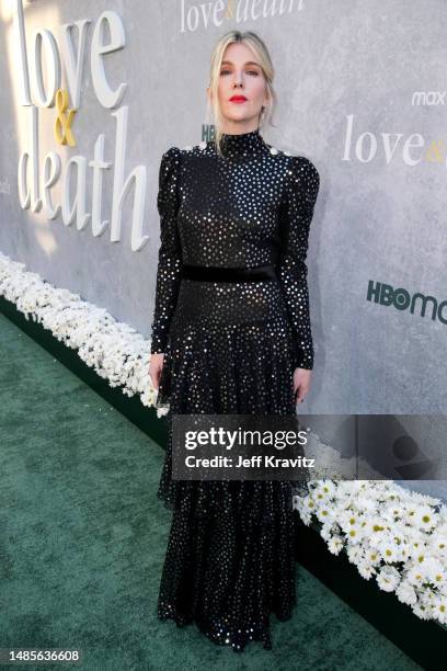 Lily Rabe attends the Max Original "Love & Death" premiere at Directors Guild Of America on April 26, 2023 in Los Angeles, California.