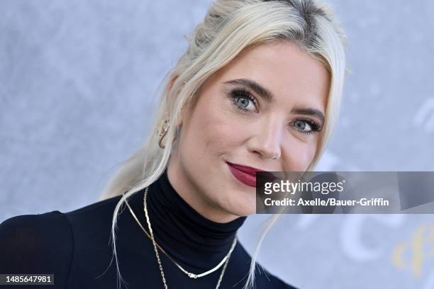 Ashley Benson attends the Los Angeles Premiere of Max Original Limited Series "Love & Death" at Directors Guild Of America on April 26, 2023 in Los...