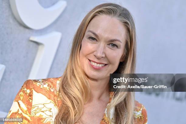 Elizabeth Marvel attends the Los Angeles Premiere of Max Original Limited Series "Love & Death" at Directors Guild Of America on April 26, 2023 in...