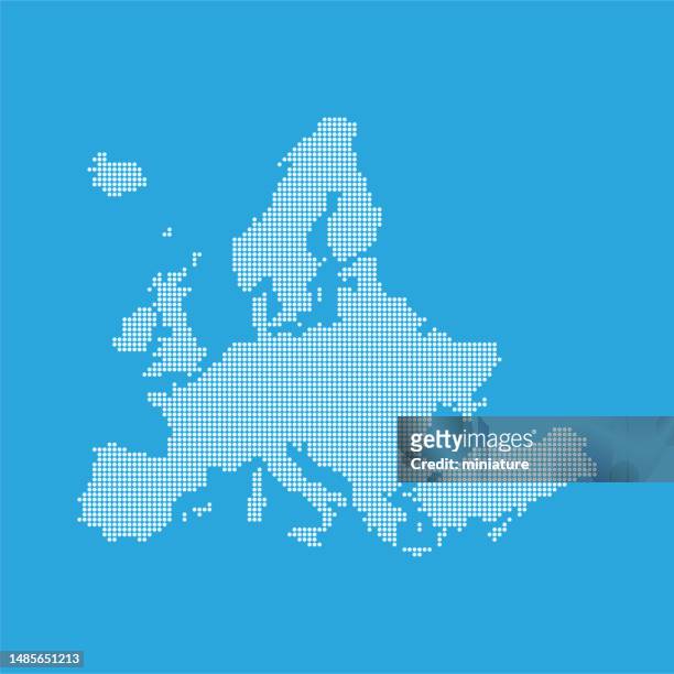 europe map - slovenia stock illustrations