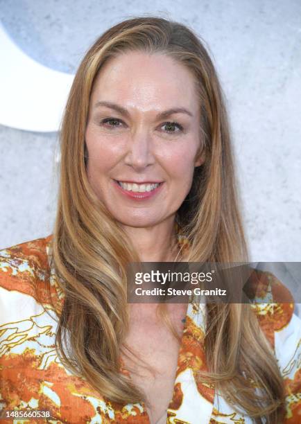 Elizabeth Marvel arrives at the Los Angeles Premiere Of Max Original Limited Series "Love & Death"at Directors Guild Of America on April 26, 2023 in...