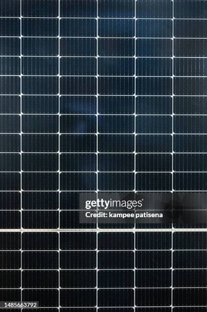 Solar Panel Pattern Background Solar Panel Grid Abstract Photos and Premium High Res Pictures - Getty ...