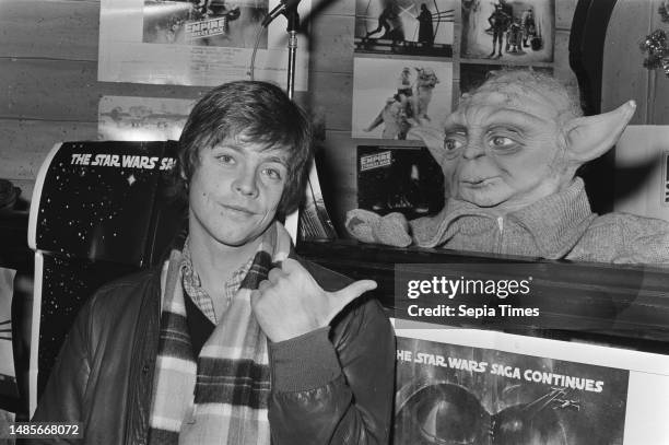 American actor Mark Hamill who plays the role of Luke Skywalker in the film The Empire strikes back gave press conference, Mark Hamill, December 18...
