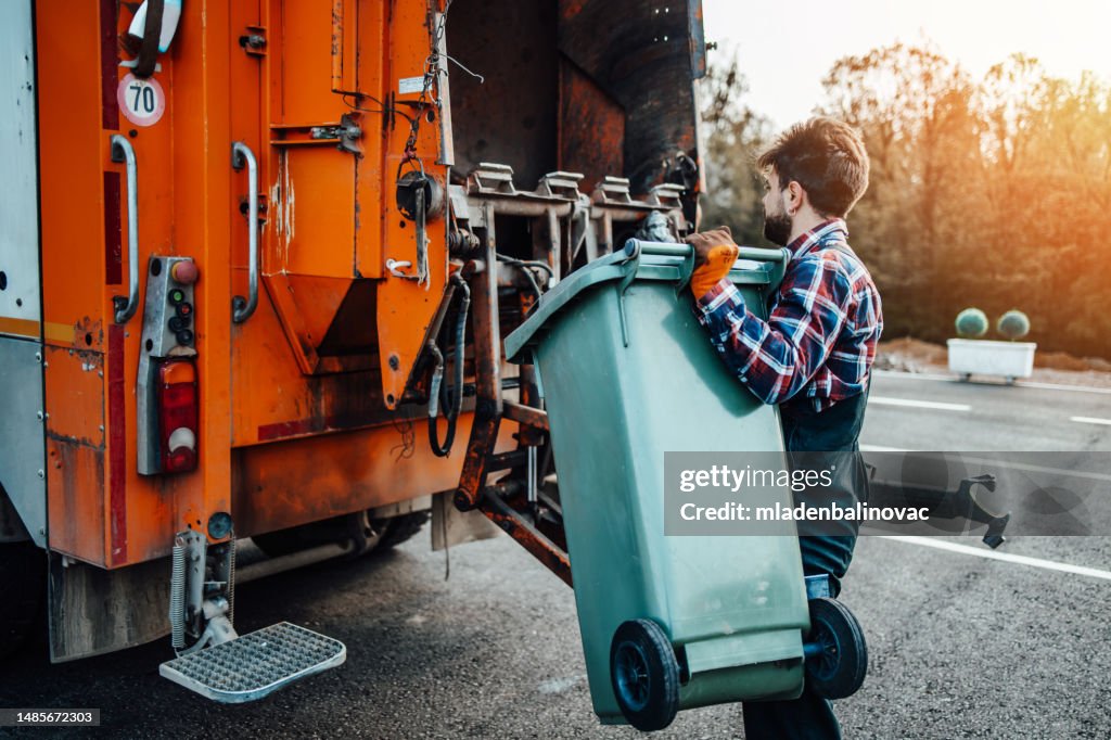 Garbage removal worker