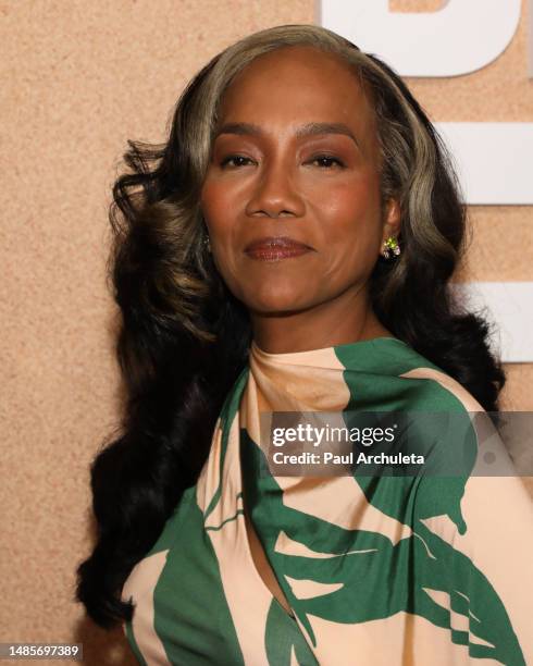 Actress Sonja Sohn attends the world premiere of Affirm Films' "Big George Foreman" at Regal LA Live on April 26, 2023 in Los Angeles, California.