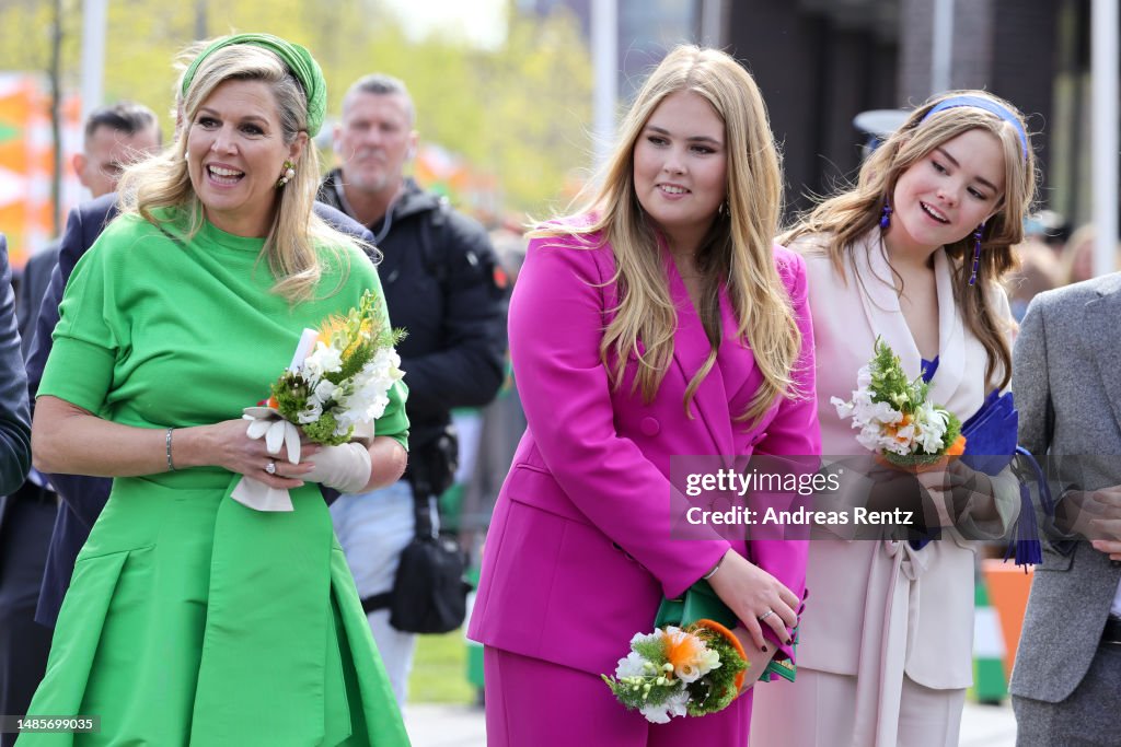 Dutch Royal Family Celebrates Kingsday In Rotterdam