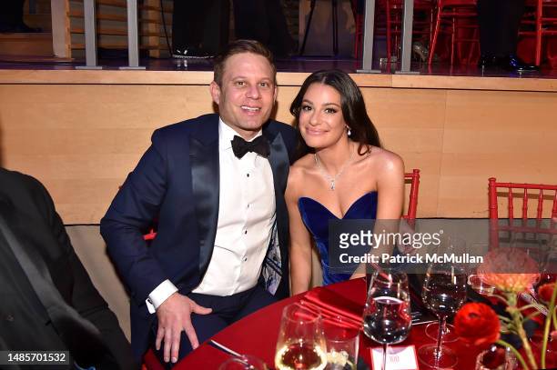 Zandy Reich and Lea Michele attend 2023 TIME100 Gala at Jazz at Lincoln Center on April 26, 2023 in New York City.