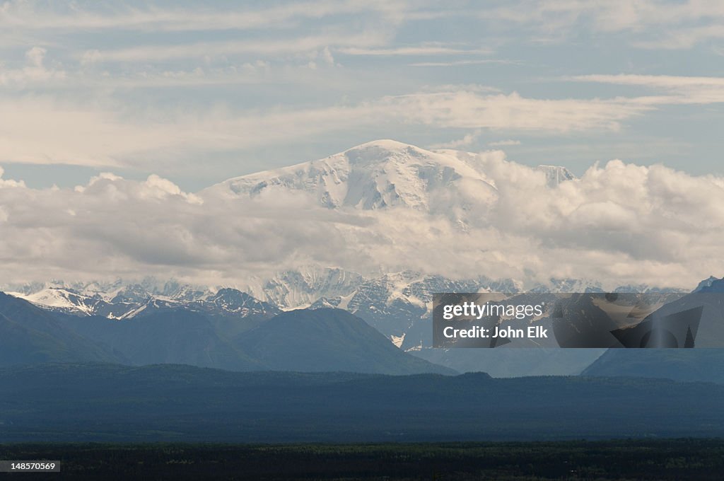 Landscape with Mt Wrangell.