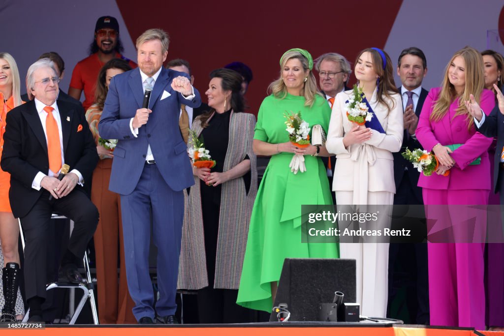 Dutch Royal Family Celebrates Kingsday In Rotterdam
