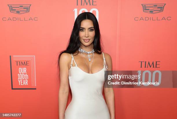 Kim Kardashian attends the 2023 TIME100 Gala at Jazz at Lincoln Center on April 26, 2023 in New York City.