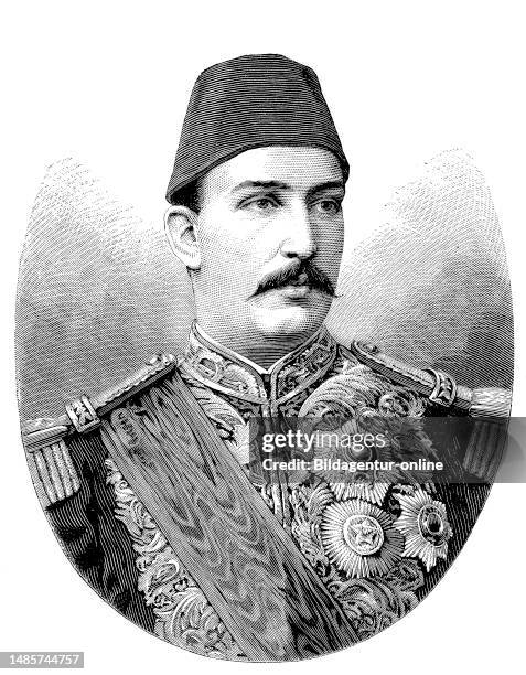 Muhammad Tawfiq Pascha, 15. November 1852 bis 7. Januar 1892, von 1879 bis 1892 Khedive von Ägypten / Muhammad Tawfiq Pasha, November 15, 1852 to...