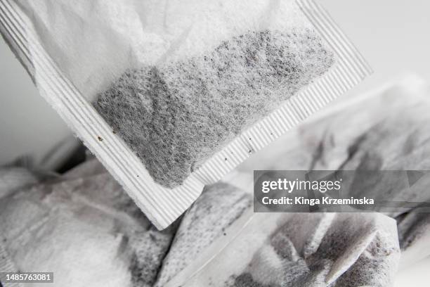 teabags - tea stock pictures, royalty-free photos & images