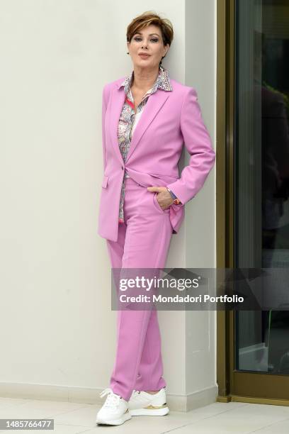 French actress Edwige Fenech participates in the photocall of the film The fourteenth Sunday of ordinary time at the hotel Le meridien. Rome , April...