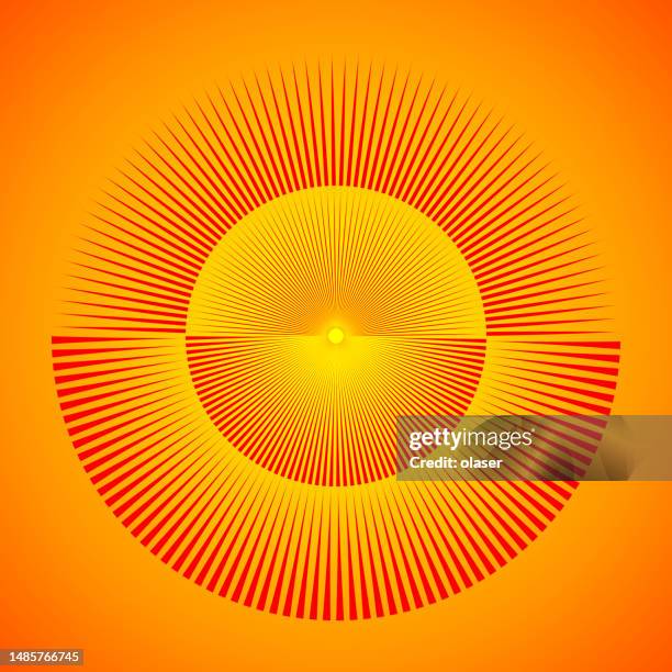 form des sonnensymbols - light burst abstract centre stock-grafiken, -clipart, -cartoons und -symbole