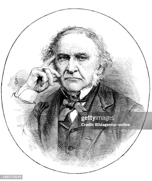 William Ewart Gladstone, 29. Dezember 1809 - 19. Mai 1898, ein viermaliger britischer Premierminister und einer der bedeutendsten britischen...