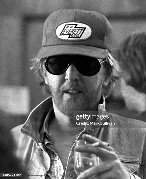 Musician/Singer/Songwriter Harry Nilsson at Capitol Records, Hollywood, CA 1974.