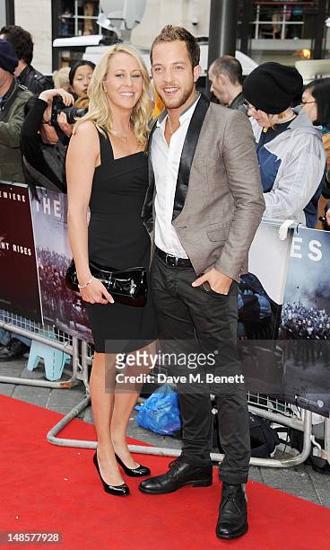 James Morrison attends the European Premiere of 'The Dark Knight Rises' at Odeon Leicester Square on July 18, 2012 in London, England.