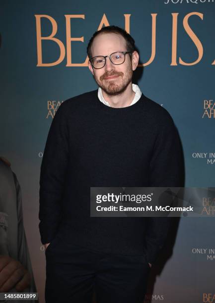 Director Ari Aster attends the London Q&A screening of "Beau is Afraid" at Picturehouse Central Cinema on April 27, 2023 in London, England. In UK...