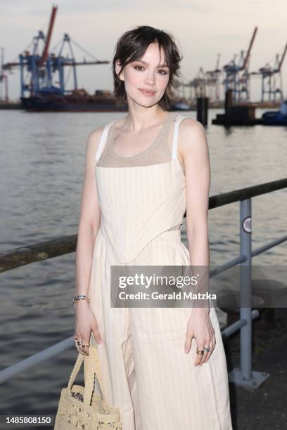 Emilia Schüle attends the Jupiter Award 2023 at Altonaer Kaispeicher on April 27, 2023 in Hamburg, Germany.