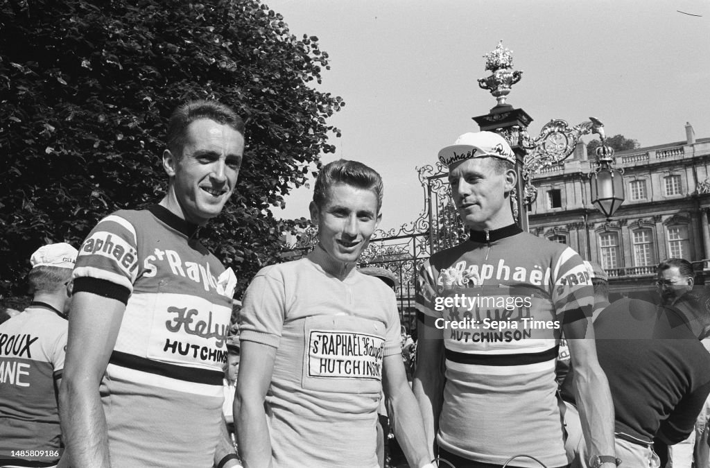 Ab Geldermans, Jacques Anquetil and Mies Stolker, Tour de France 1962 (1)