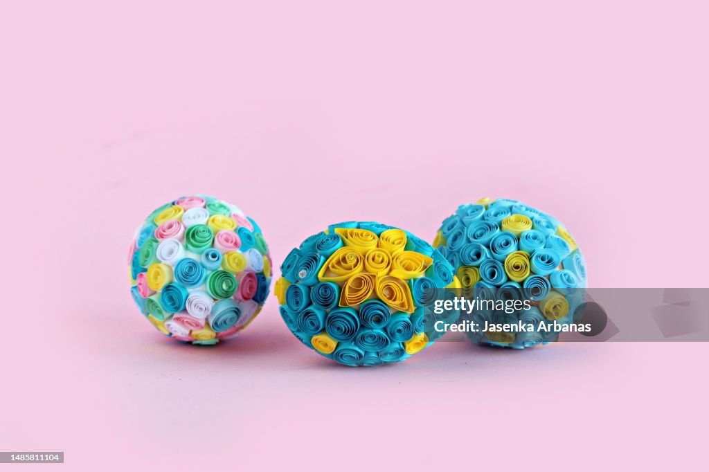 Three easter eggs