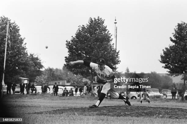 Baseball Belgium v. Netherlands, game moments, August 8 HONKBAL.