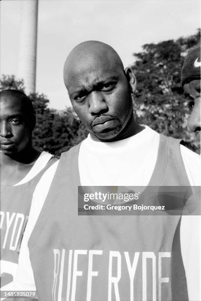 Members of the hip hop group the Ruff Ryders in August, 2008 in Yonkers, New York.