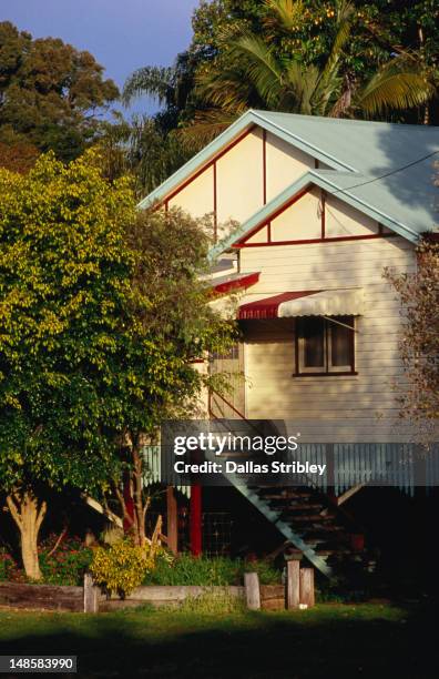house in bangalow. - bangalow stock pictures, royalty-free photos & images