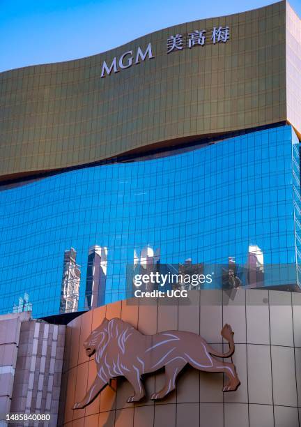 The new MGM casino and hotel, Macau, China.
