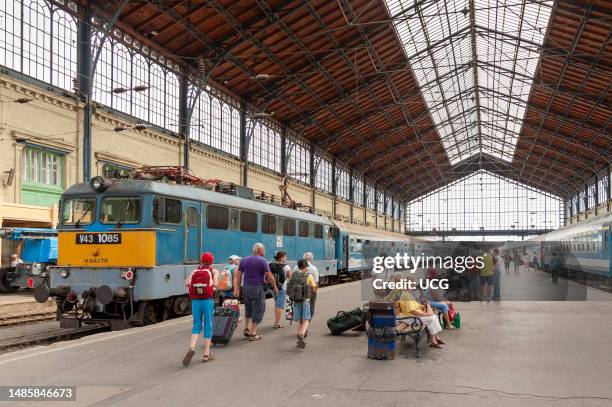 Budapest Nyugati palyaudvar train station, Hungary.