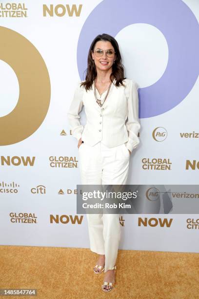 Bridget Moynahan attends Global Citizen NOW Summit at The Glasshouse on April 27, 2023 in New York City.