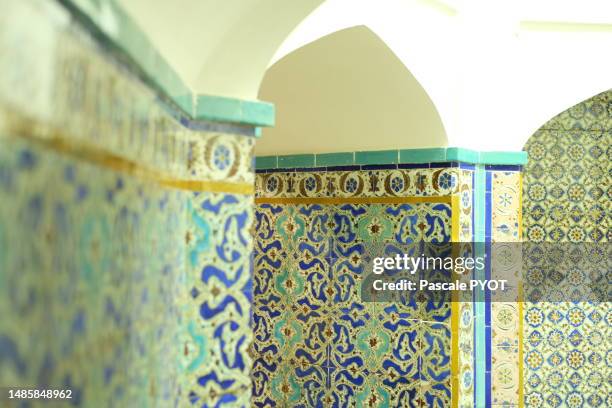 iran, kerman, hammam ganj ali khan - türkisches bad stock-fotos und bilder