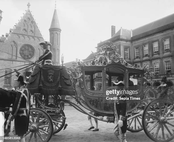 Opening Staten Generaal G. Koets, September 20 Openings, The Netherlands, 20th century press agency photo, news to remember, documentary, historic...