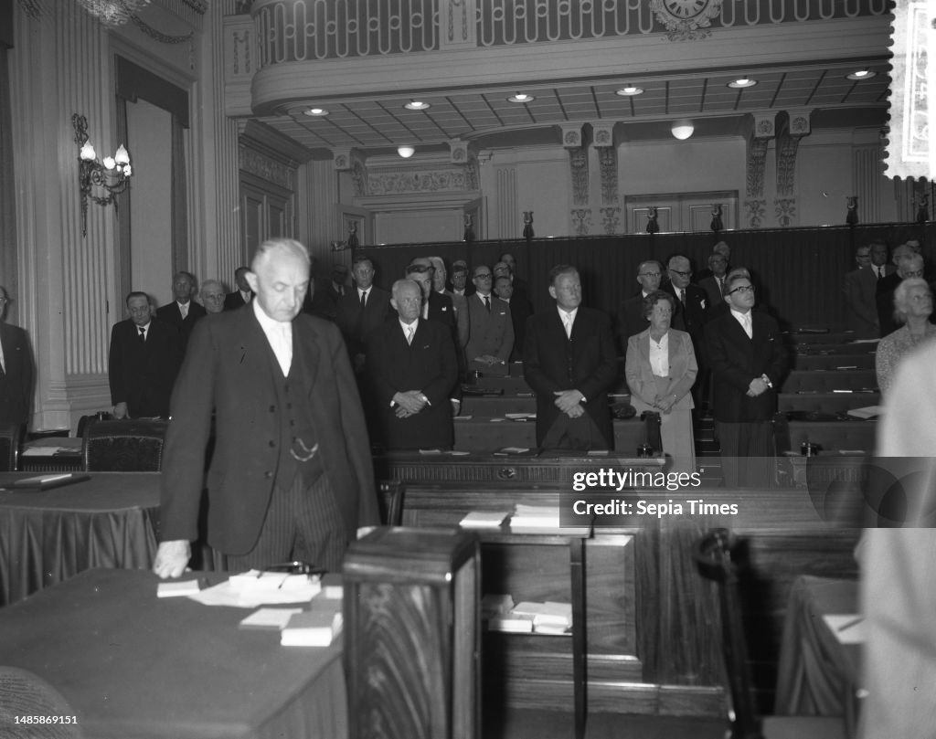 Opening Staten Generaal . Commemoration Professor Gerbrandy