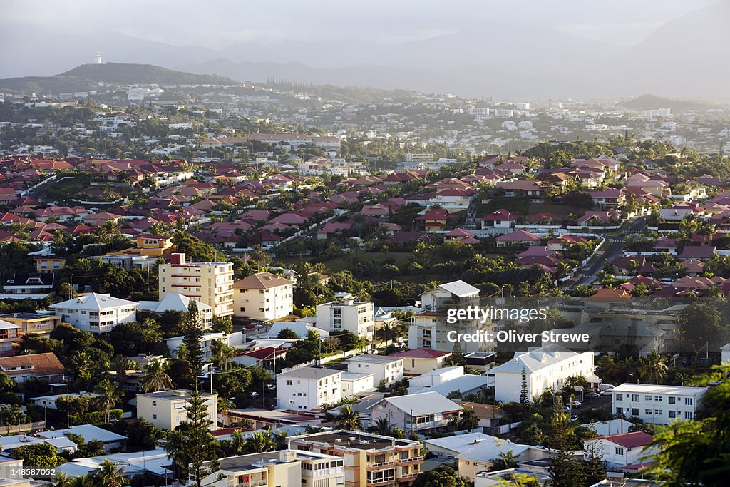 The suburbs of Noumea.
