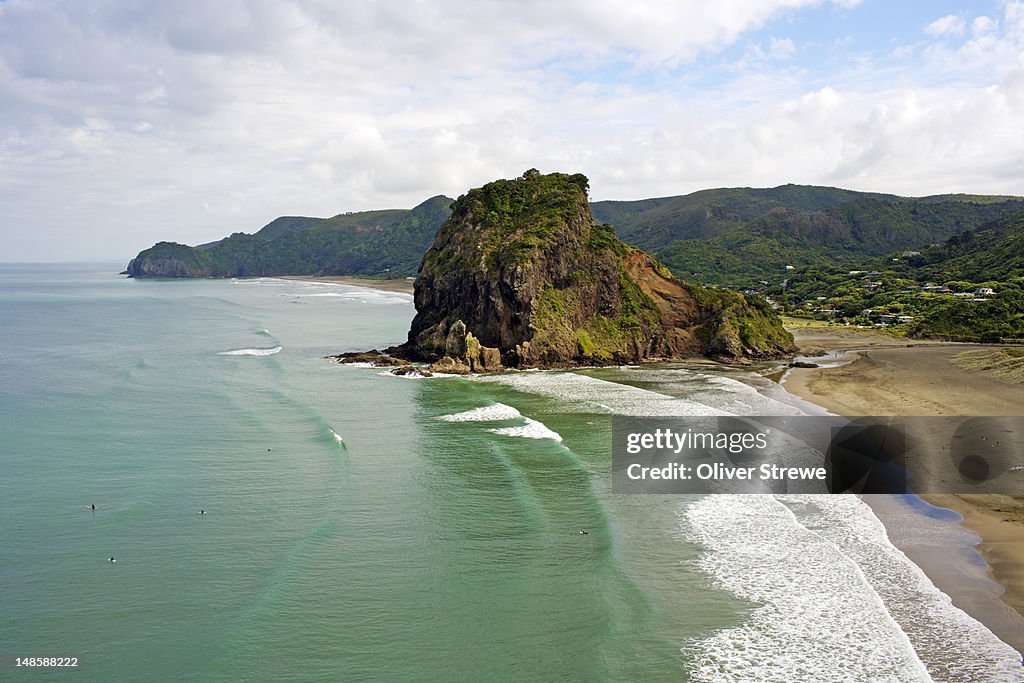 Lion Rock, Piha Beach.