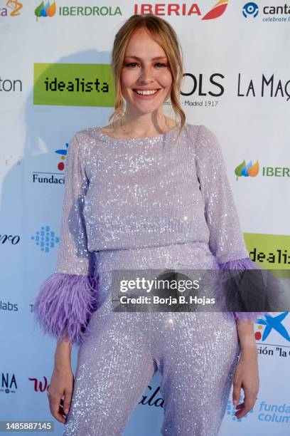 Esmeralda Moya attends the "Querer Foundation" Charity Dinner at El Jardín de La Máquina on April 27, 2023 in Madrid, Spain.