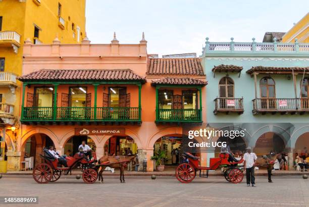 Plaza de los Coches, Cartagena de Indias, Colombia.