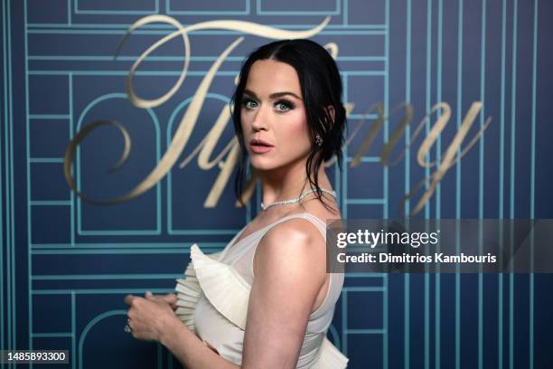 Katy Perry attends as Tiffany & Co. Celebrates the reopening of NYC Flagship store, The Landmark on April 27, 2023 in New York City.