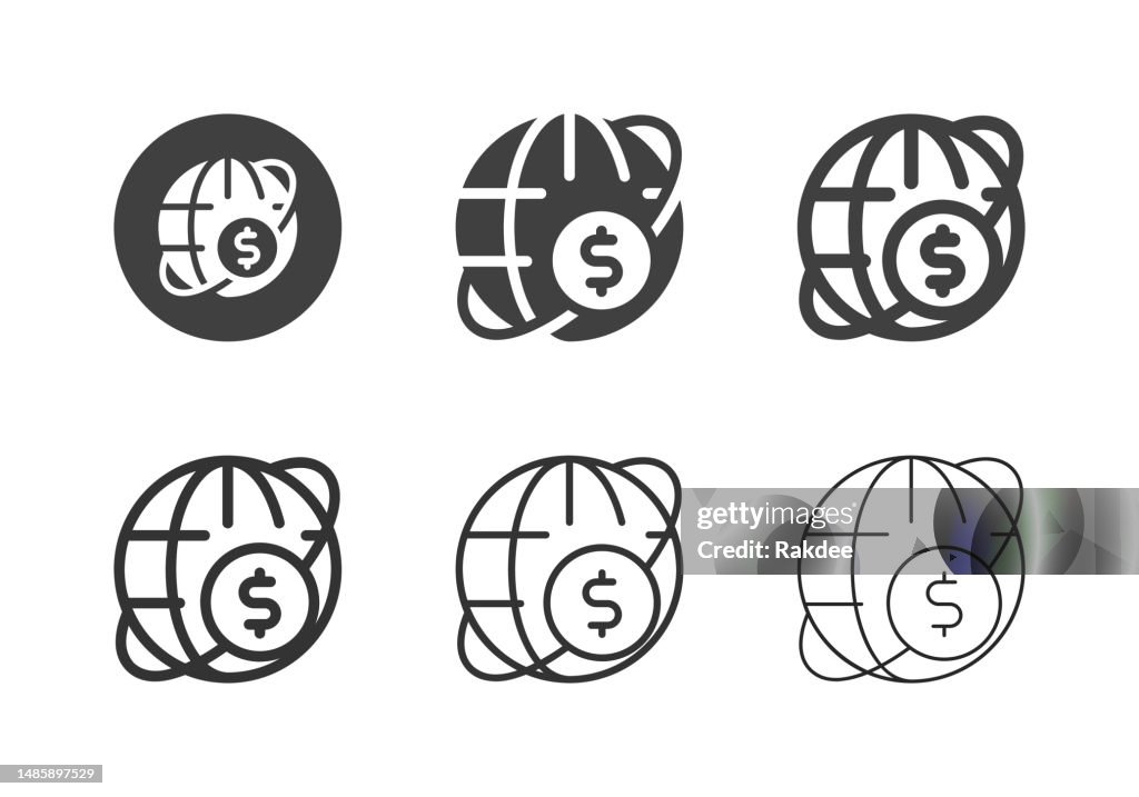 Global Finance Icons - Multi Series