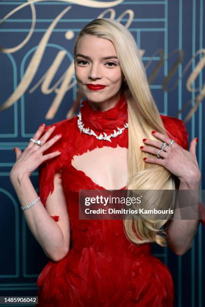 Anya Taylor-Joy attends as Tiffany & Co. Celebrates the reopening of NYC Flagship store, The Landmark on April 27, 2023 in New York City.