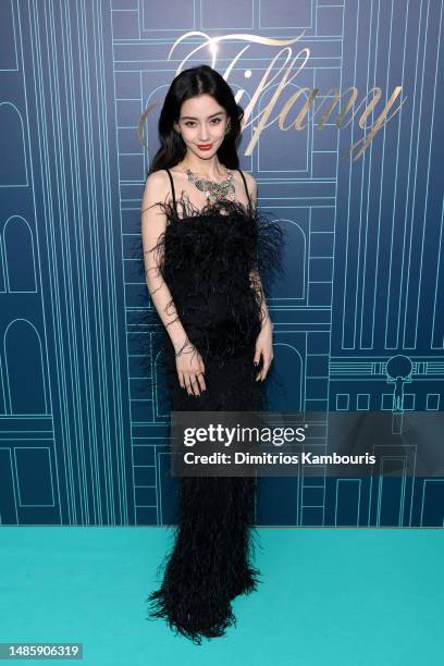 Angelababy attends as Tiffany & Co. Celebrates the reopening of NYC Flagship store, The Landmark on April 27, 2023 in New York City.