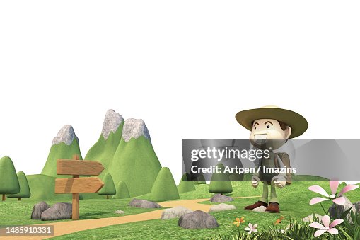 3D, character, illustration, object 3D, character, illustration, object