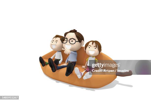ilustrações, clipart, desenhos animados e ícones de 3d, character, illustration, object - tres dedos