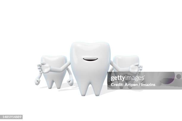 3d, character, illustration, object - dental impression stock illustrations