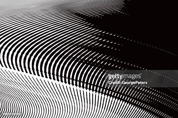 abstract background of rippled, wavy lines - op art stock illustrations