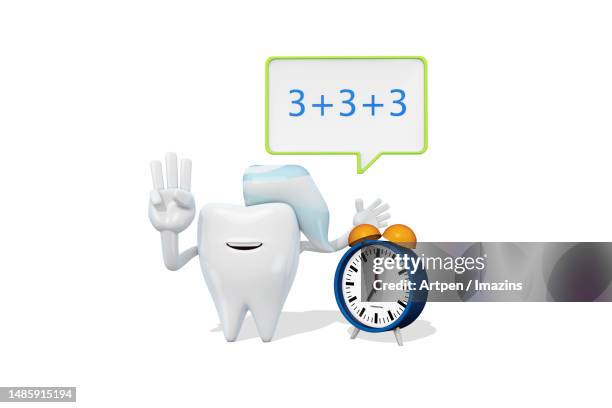 3d, character, illustration, object - toothpaste isolated stock illustrations