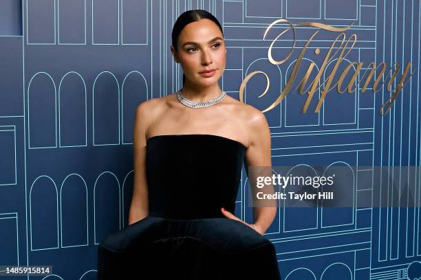 Gal Gadot attends the reopening of The Landmark at Tiffany & Co 5th Avenue on April 27, 2023 in New York City.