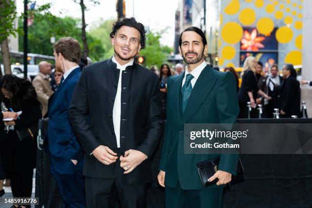 Char Defrancesco and Marc Jacobs attend as Tiffany & Co. Celebrates the reopening of NYC Flagship store, The Landmark on April 27, 2023 in New York...